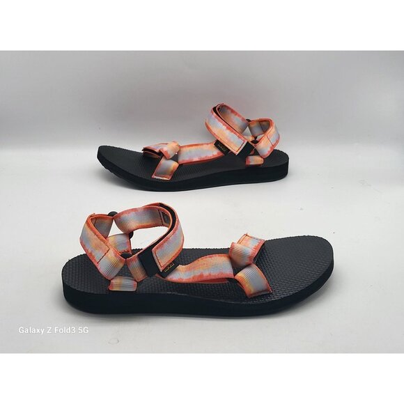 Teva Original Womens‎ Universal Tie Dye Pink Comfort Sandals 1124231 Size 7 - Picture 4 of 9